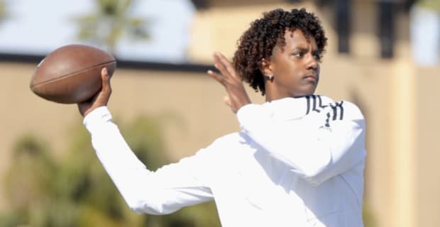 Jaden Rashada, one of the top quarterbacks in the 2023 college football recruiting cycle, committed to the Miami Hurricanes.